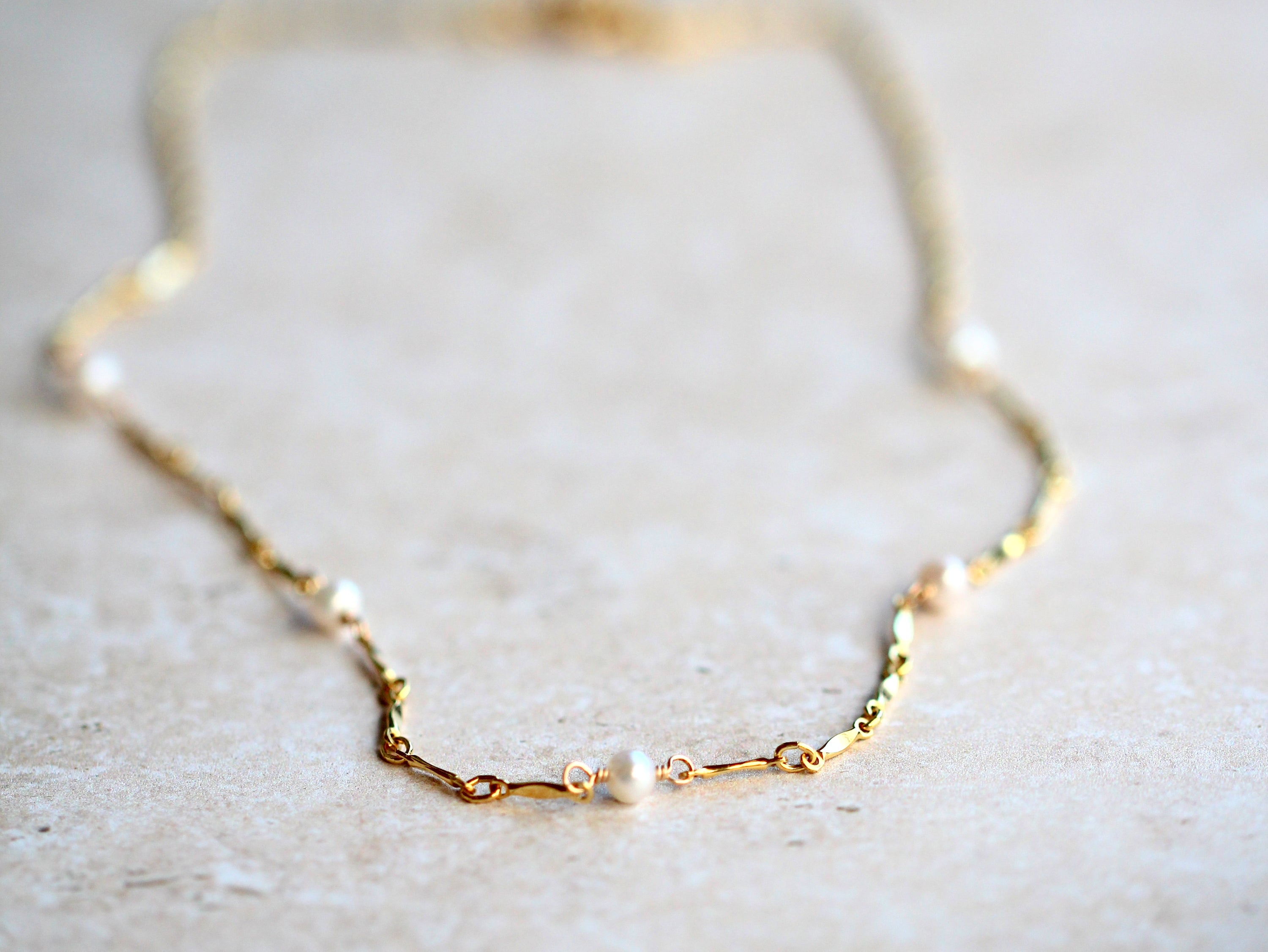 Scalloped Pearl Choker